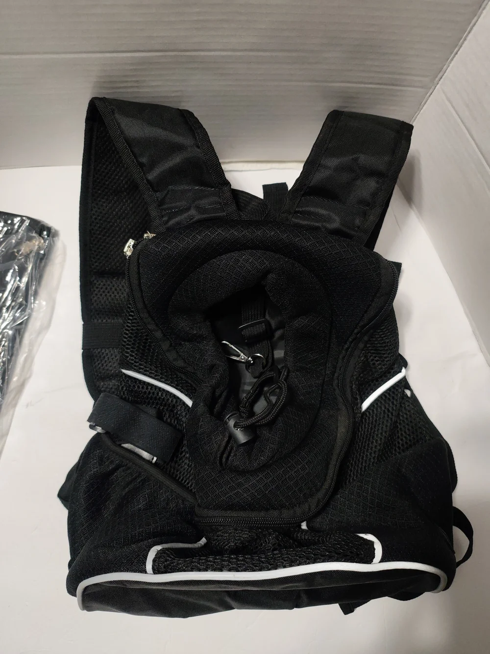 Black Pet Carrier Backpack for Dogs - Comfortable Hands-Free Travel Small